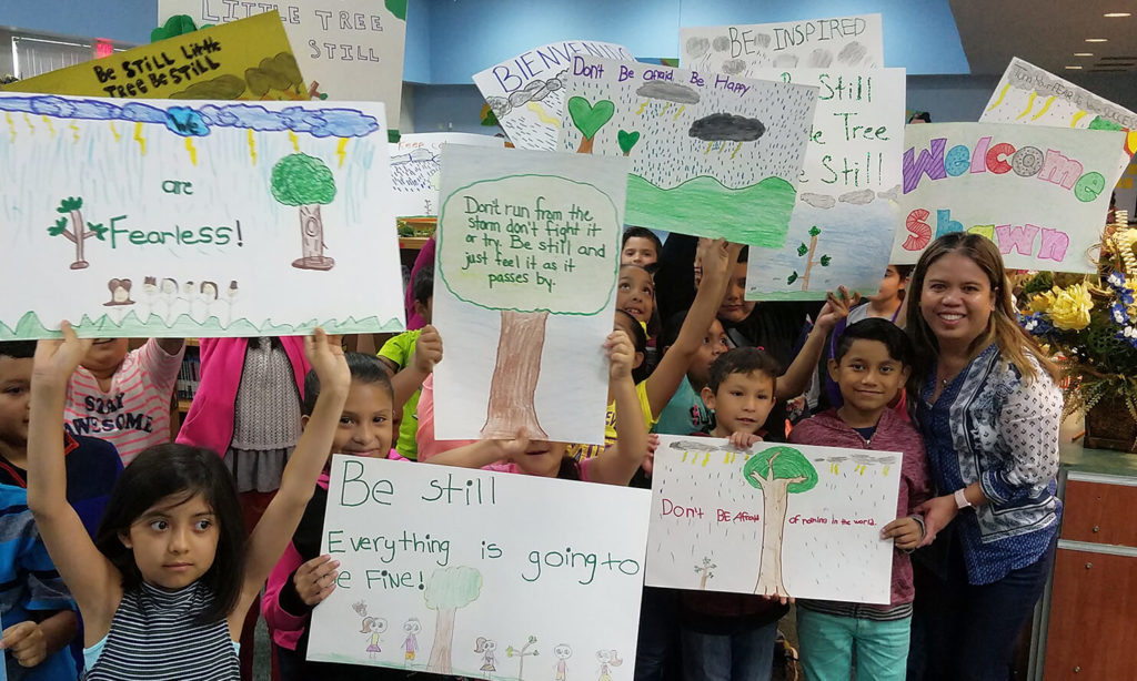 "Be Still, Little Tree, Be Still", kids inspired by mindfulness