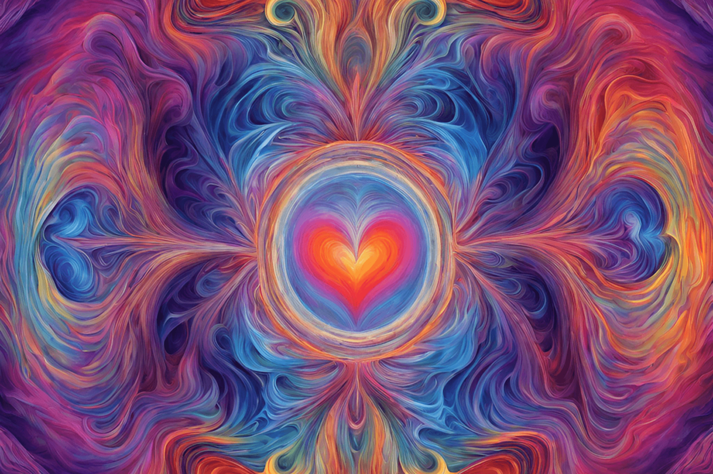 Psychedelic Journey to Heal Trauma - The Love - Abstract